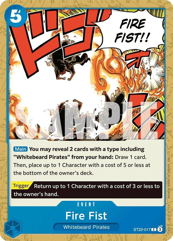 Image for Fire Fist (ST22-017) - One Piece Card Game
