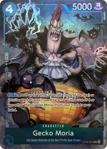 Image for Gecko Moria (Seven Warlords of the Sea Binder Set) (ST03-004) - One Piece Card Game
