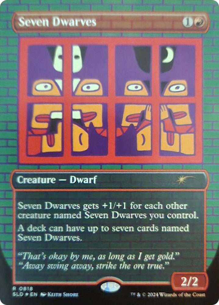 Image for Seven Dwarves (0818) (Rainbow Foil) (818) (Secret Lair Drop Series) - Magic: The Gathering