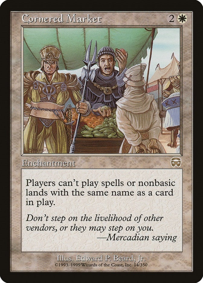 Image for Cornered Market (14) [Mercadian Masques]