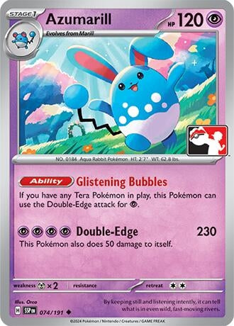 Azumarill (074/191) (Prize Pack Series Cards)