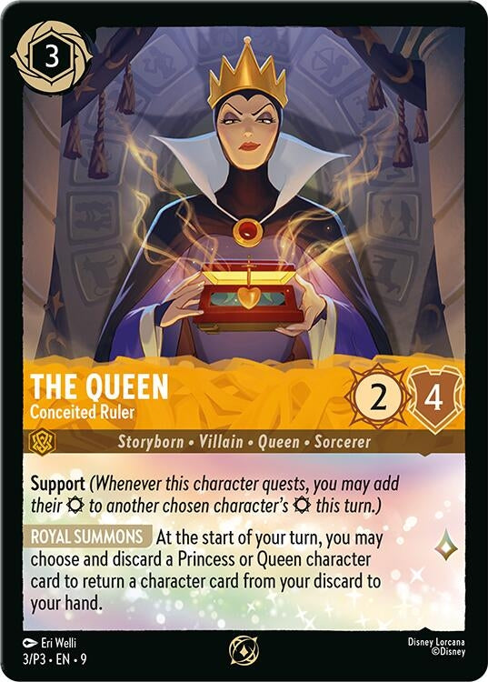 Image for The Queen - Conceited Ruler (3/P3) (Disney Lorcana Promo Cards) - Disney Lorcana