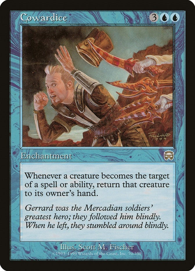 Image for Cowardice (70) [Mercadian Masques]