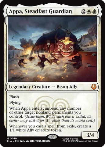 Image for Appa, Steadfast Guardian (10) (Avatar: The Last Airbender) - Magic: The Gathering