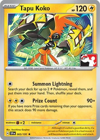 Image for Tapu Koko (065/191) - Pokemon