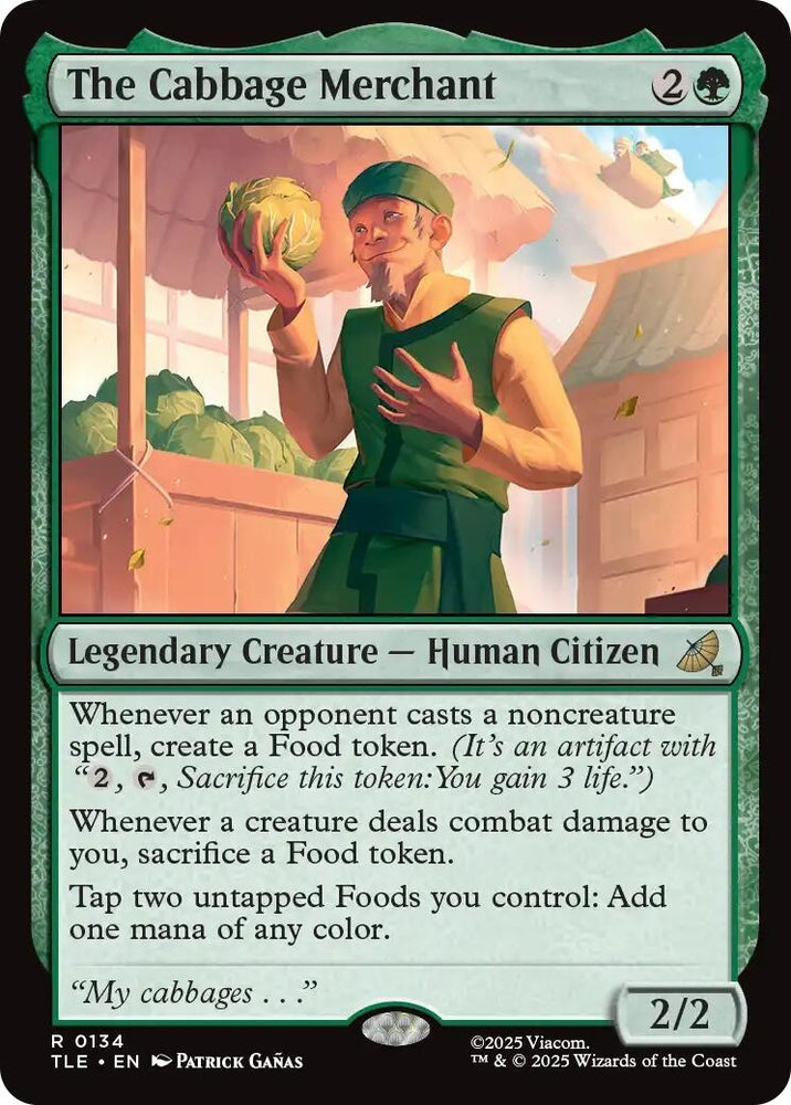 Image for The Cabbage Merchant (134) (Avatar: The Last Airbender: Eternal-Legal) - Magic: The Gathering