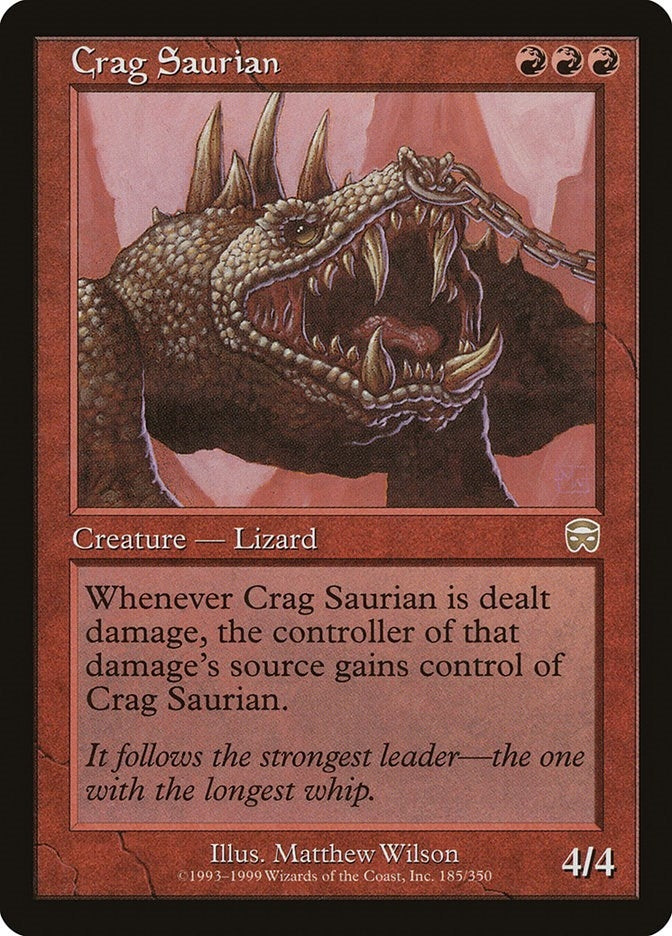 Image for Crag Saurian (185) [Mercadian Masques]
