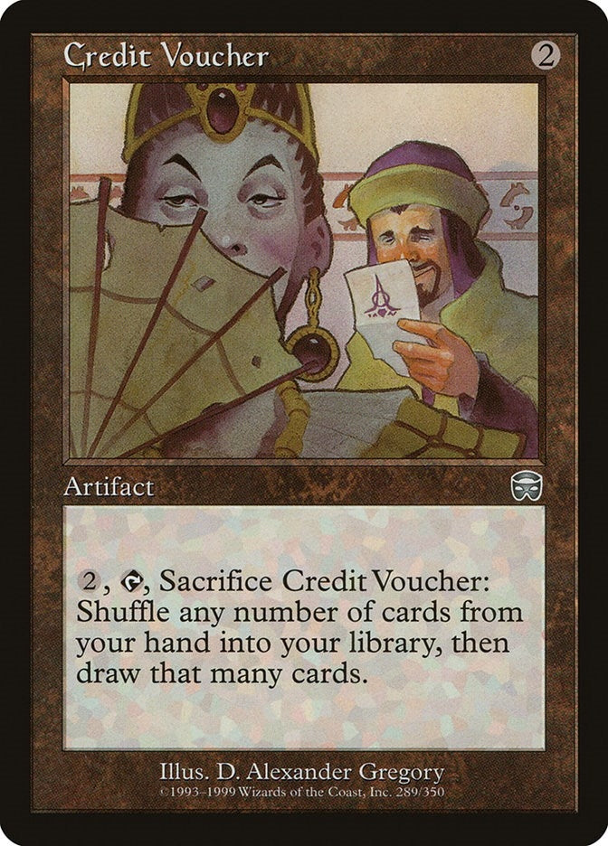 Image for Credit Voucher (289) [Mercadian Masques]
