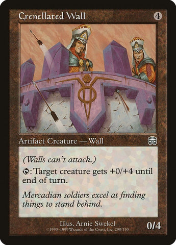 Image for Crenellated Wall (290) [Mercadian Masques]