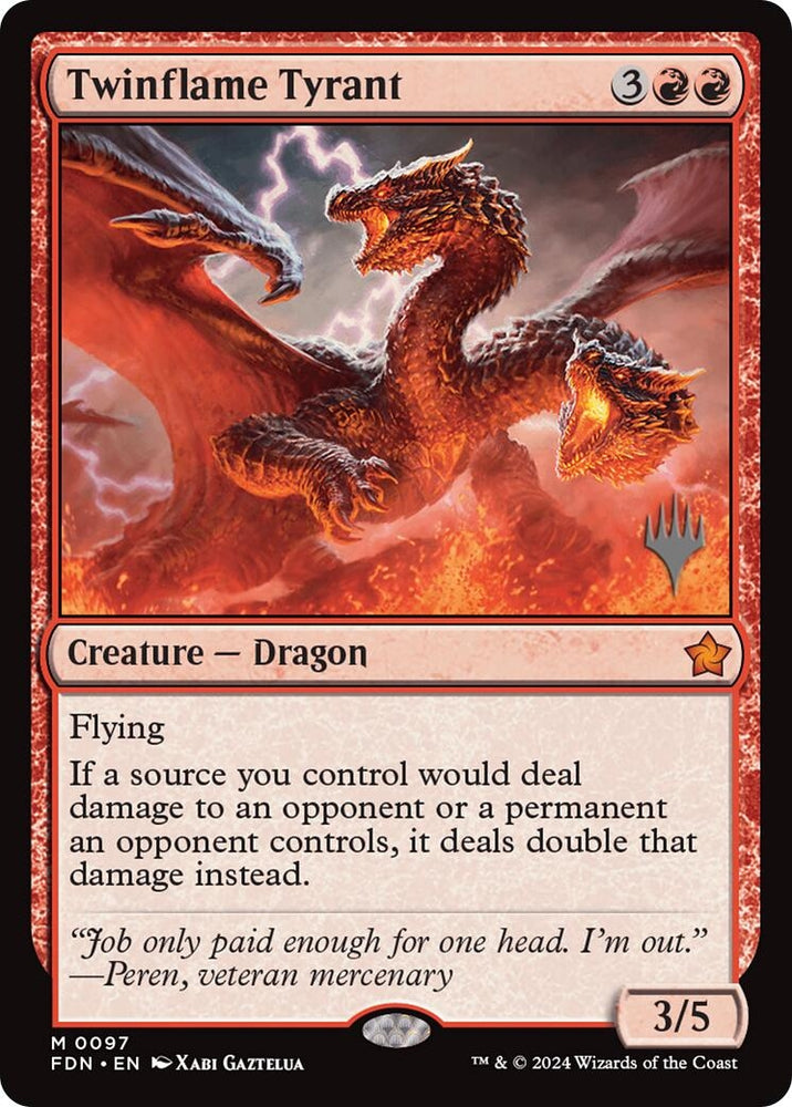 Image for Twinflame Tyrant (97) (Promo Pack: Edge of Eternities) - Magic: The Gathering