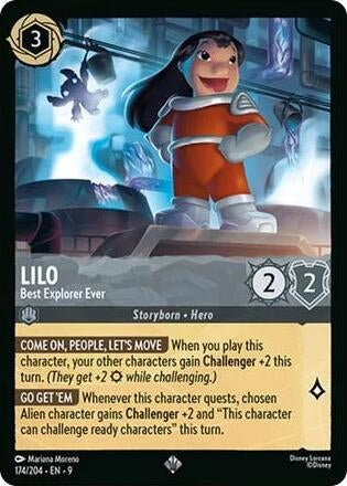 Image for Lilo - Best Explorer Ever (174/204) (Fabled) - Disney Lorcana
