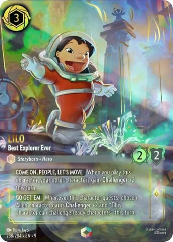 Image for Lilo - Best Explorer Ever (Enchanted) (238/204) (Fabled) - Disney Lorcana