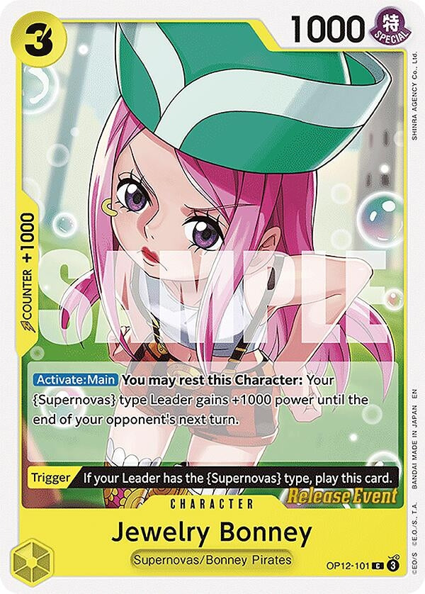 Image for Jewelry Bonney (101) (OP12-101) - One Piece Card Game