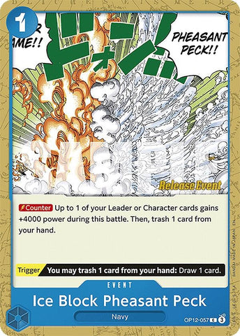 Image for Ice Block Pheasant Peck (OP12-057) - One Piece Card Game