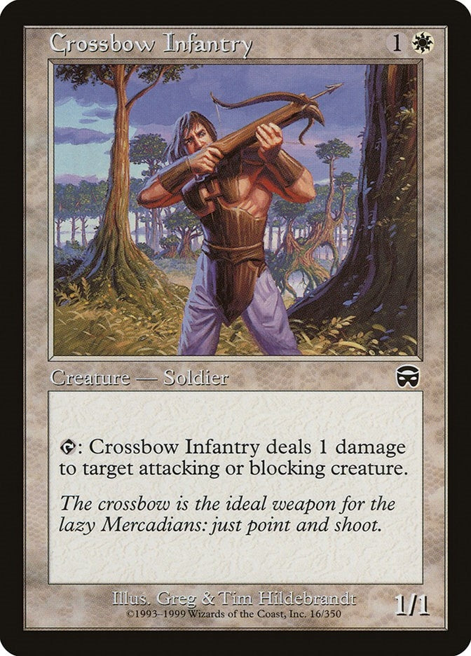 Image for Crossbow Infantry (16) [Mercadian Masques]