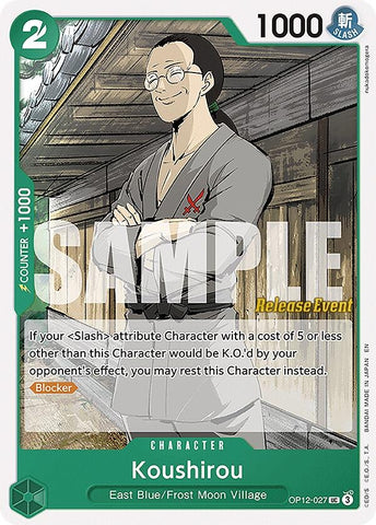 Image for Koushirou (OP12-027) - One Piece Card Game