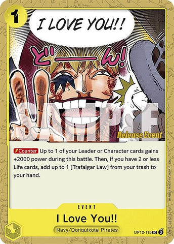 Image for I Love You!! (OP12-115) - One Piece Card Game