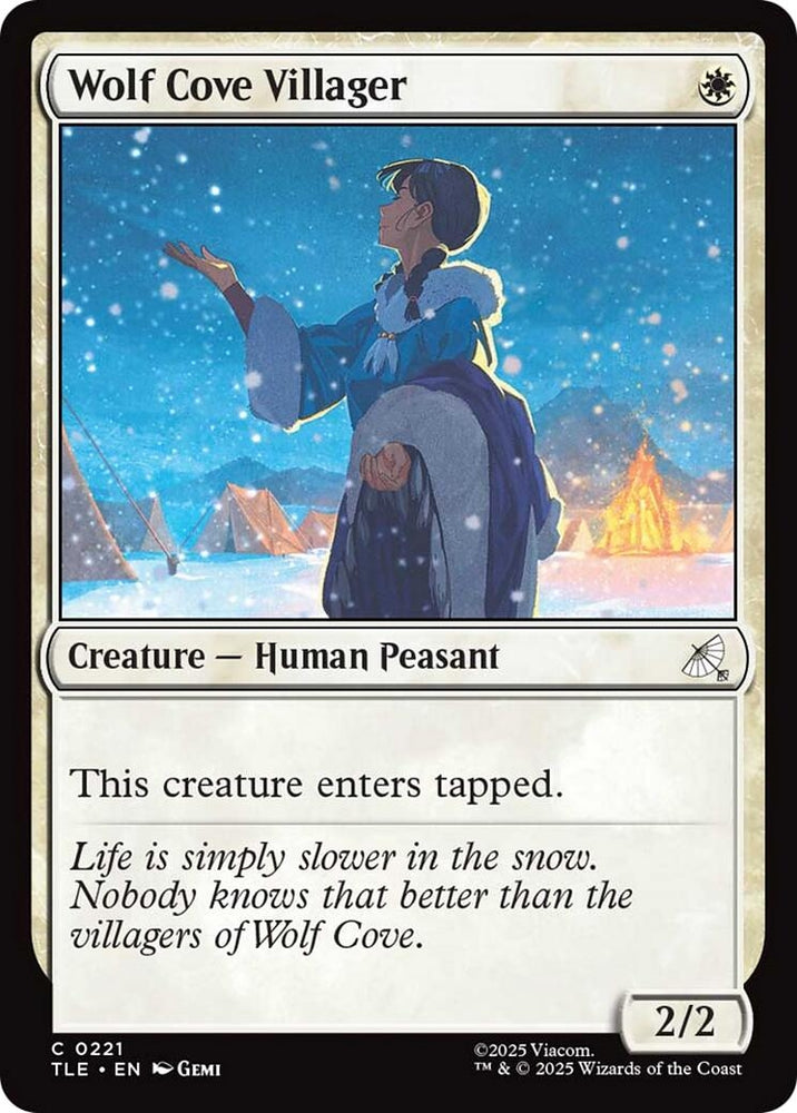 Image for Wolf Cove Villager (221) (Avatar: The Last Airbender: Eternal-Legal) - Magic: The Gathering