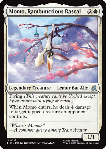 Image for Momo, Rambunctious Rascal (217) (Avatar: The Last Airbender: Eternal-Legal) - Magic: The Gathering