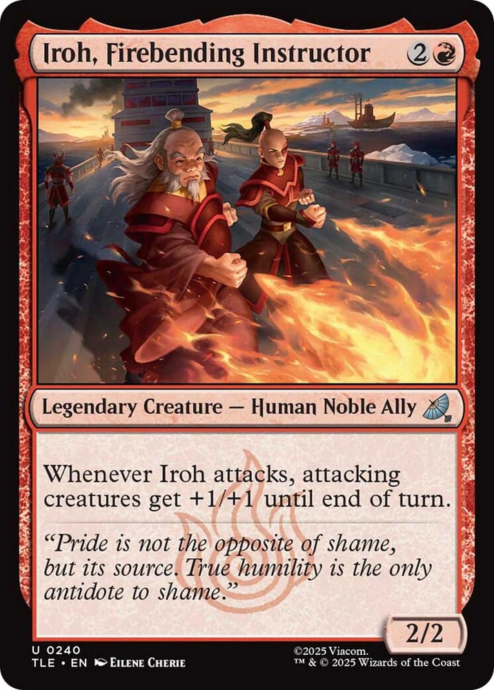 Image for Iroh, Firebending Instructor (240) (Avatar: The Last Airbender: Eternal-Legal) - Magic: The Gathering