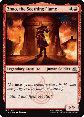 Image for Zhao, the Seething Flame (0245) (245) (Avatar: The Last Airbender: Eternal-Legal) - Magic: The Gathering