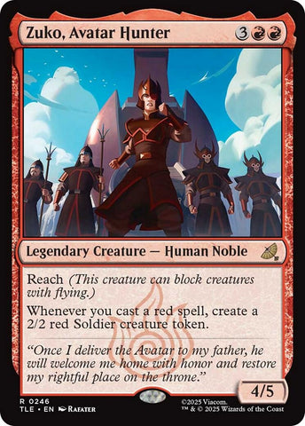 Image for Zuko, Avatar Hunter (0246) (246) (Avatar: The Last Airbender: Eternal-Legal) - Magic: The Gathering
