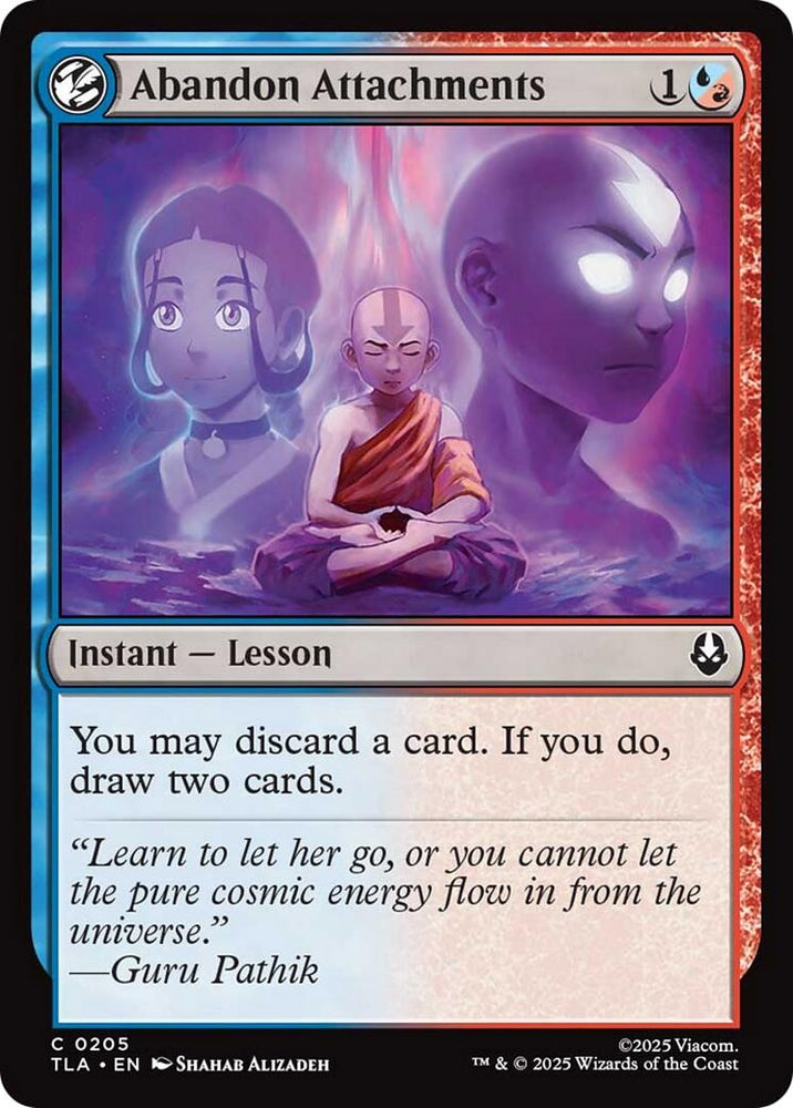 Image for Abandon Attachments (205) (Avatar: The Last Airbender) - Magic: The Gathering
