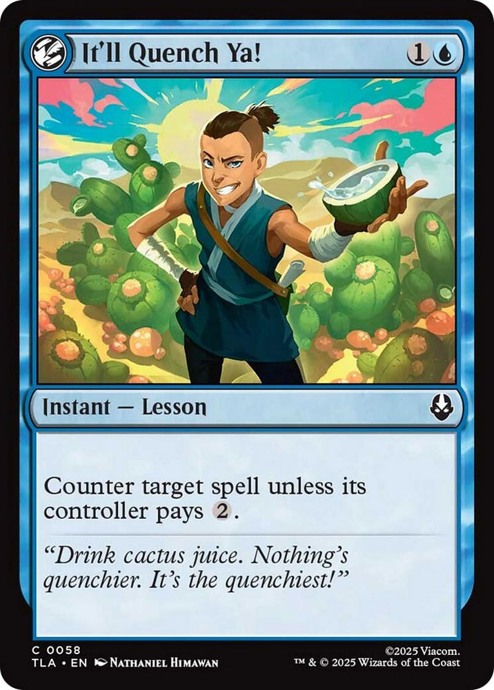 Image for It'll Quench Ya! (58) (Avatar: The Last Airbender) - Magic: The Gathering