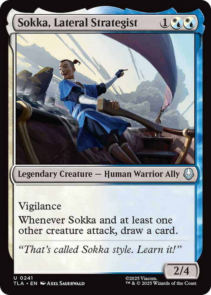 Image for Sokka, Lateral Strategist (241) (Avatar: The Last Airbender) - Magic: The Gathering