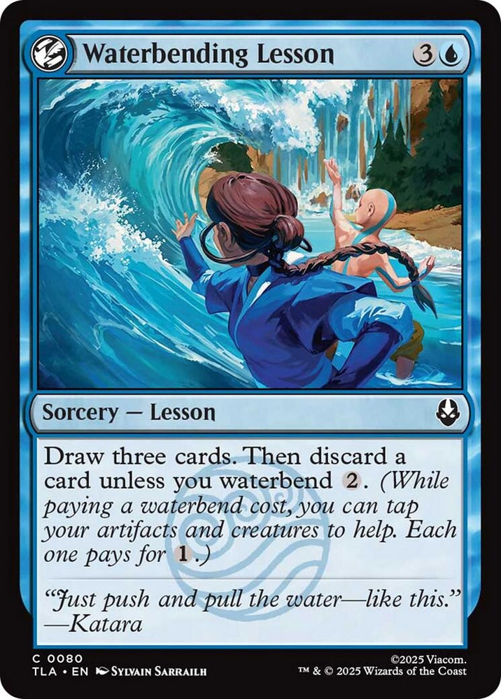 Image for Waterbending Lesson (80) (Avatar: The Last Airbender) - Magic: The Gathering