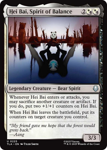 Image for Hei Bai, Spirit of Balance (225) (Avatar: The Last Airbender) - Magic: The Gathering