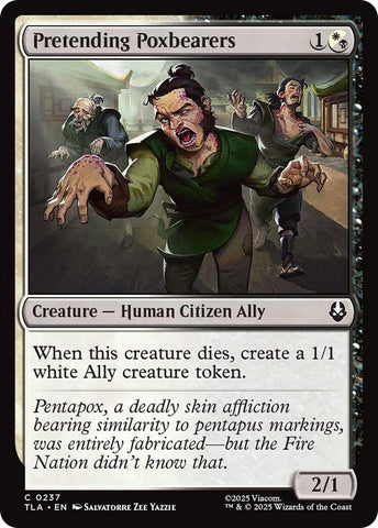 Image for Pretending Poxbearers (237) (Avatar: The Last Airbender) - Magic: The Gathering