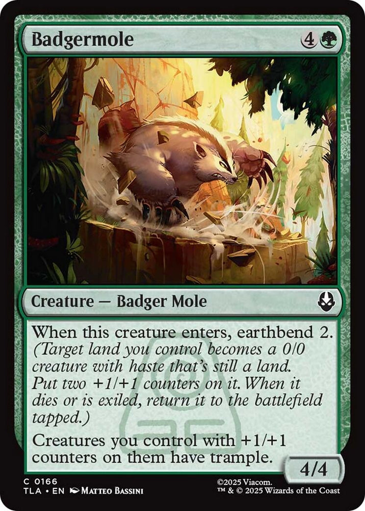 Image for Badgermole (166) (Avatar: The Last Airbender) - Magic: The Gathering