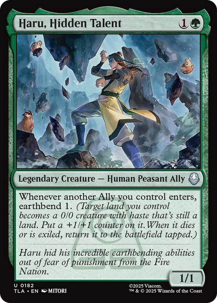 Image for Haru, Hidden Talent (182) (Avatar: The Last Airbender) - Magic: The Gathering