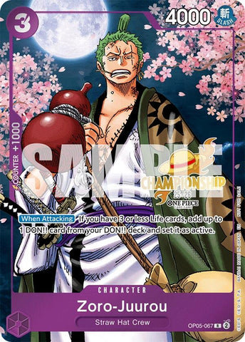 Image for Zoro-Juurou (CS 25-26 Event Pack) (OP05-067) - One Piece Card Game