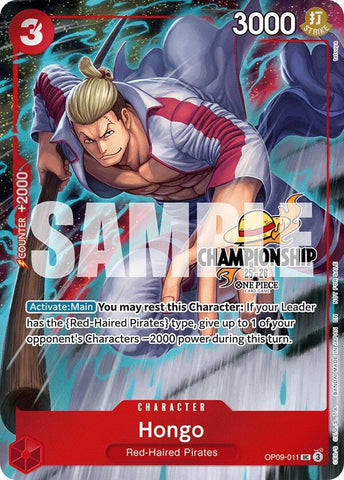 Image for Hongo (CS 25-26 Celebration Pack) (OP09-011) - One Piece Card Game