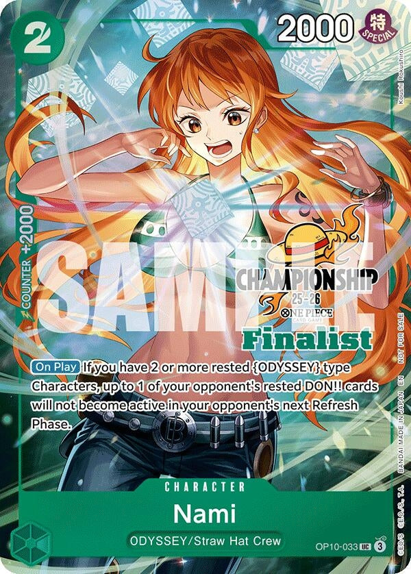 Image for Nami (CS 25-26 Finalist Card Set 1) (OP10-033) - One Piece Card Game