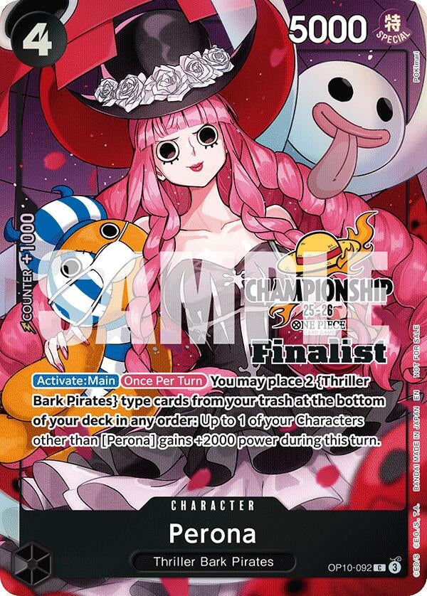 Image for Perona (CS 25-26 Finalist Card Set 1) (OP10-092) - One Piece Card Game