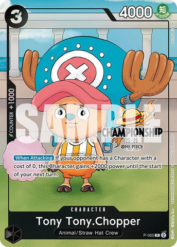 Image for Tony Tony.Chopper (CS 25-26 Event Pack Finalist Ver.) (P-065) - One Piece Card Game