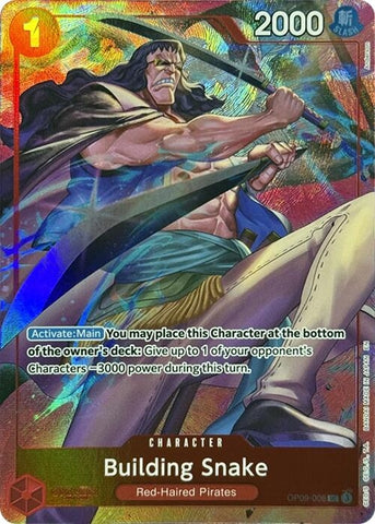 Image for Building Snake (Premium Card Collection -Best Selection Vol. 4-) (OP09-008) - One Piece Card Game