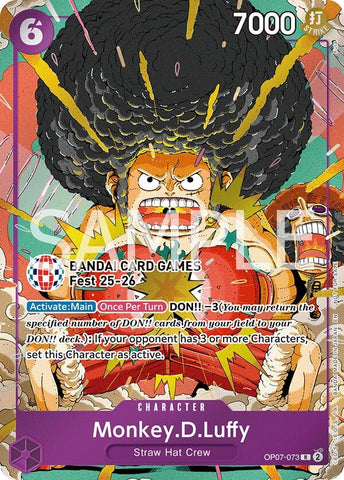 Image for Monkey.D.Luffy (BANDAI Card Games Fest 25-26) (OP07-073) - One Piece Card Game
