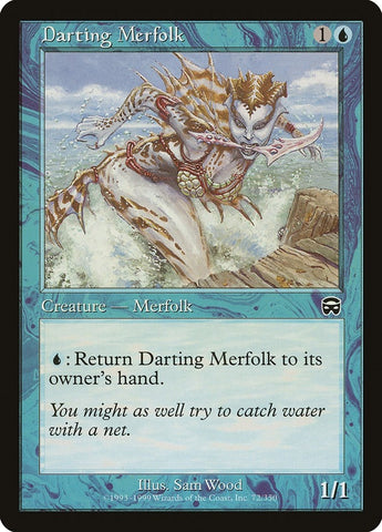 Image for Darting Merfolk (72) [Mercadian Masques]