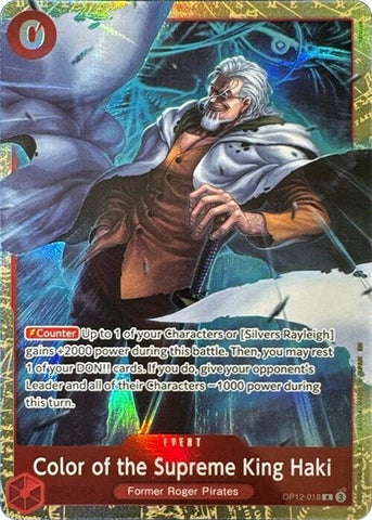 Image for Color of the Supreme King Haki (Premium Card Collection -6 assort vol.1-) (OP12-018) - One Piece Card Game