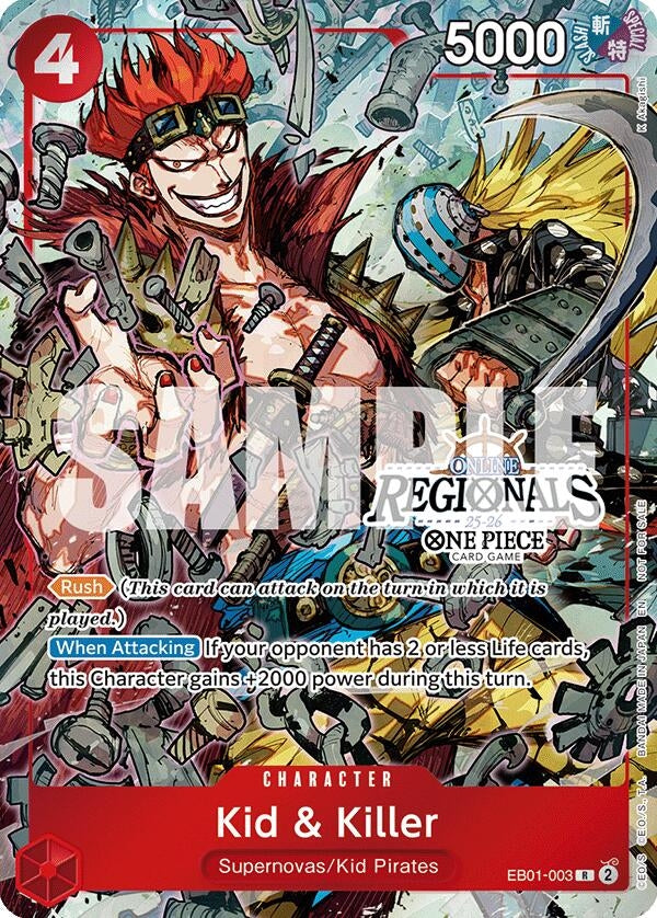 Image for Kid & Killer (Online Regional Participation Pack 2025 Vol.2) (EB01-003) - One Piece Card Game