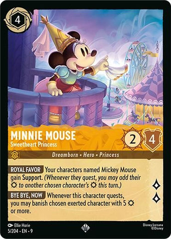 Image for Minnie Mouse - Sweetheart Princess (5/204) (Fabled) - Disney Lorcana