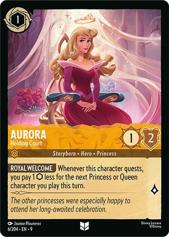 Image for Aurora - Holding Court (6/204) (Fabled) - Disney Lorcana