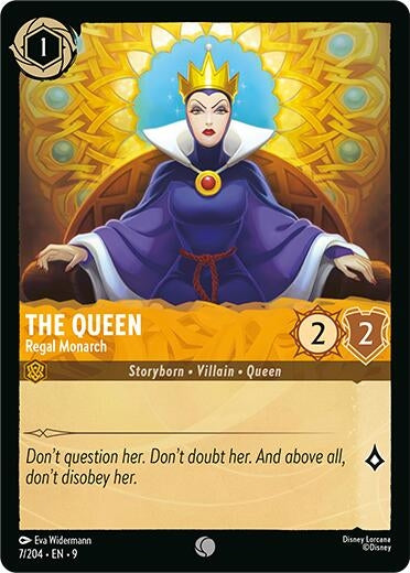 Image for The Queen - Regal Monarch (7/204) (Fabled) - Disney Lorcana