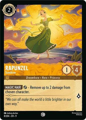Image for Rapunzel - Sunshine (8/204) (Fabled) - Disney Lorcana