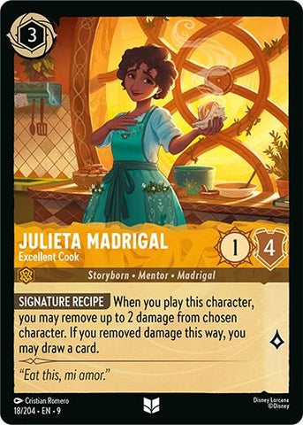 Image for Julieta Madrigal - Excellent Cook (18/204) (Fabled) - Disney Lorcana