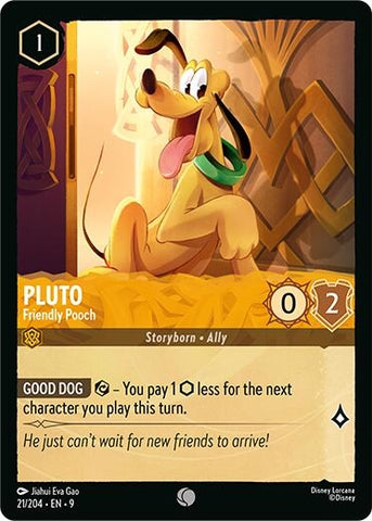 Image for Pluto - Friendly Pooch (21/204) (Fabled) - Disney Lorcana